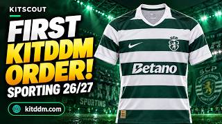 Sporting 26/27 Home Shirt Unboxing & Review | First KitDDM Order