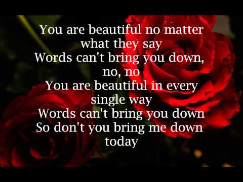 Christina Aguilera Beautiful Lyrics