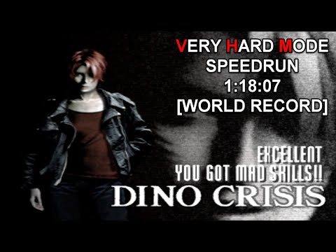 DINO CRISIS ANY% VERY HARD SPEEDRUN - 1:18:07 [WORLD RECORD]