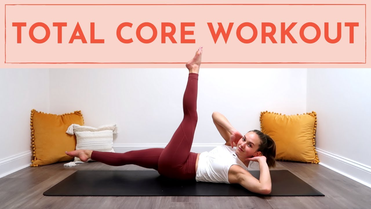 20 MINUTE TOTAL CORE WORKOUT | at home ab workout | no equipment for ...