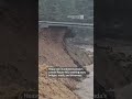 Coastal road washed away in Canada storms