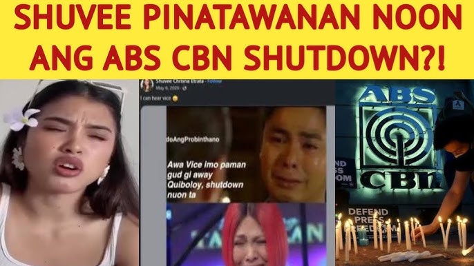 KAPUSO STAR SHUVEE ETRATA PINAGTAWANAN NOON ANG ABS CBN SHUTDOWN?! - YouTube