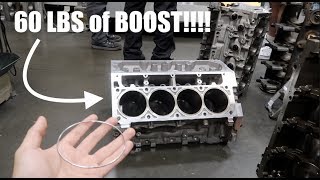 WORLDS MOST POWERFUL 5.3 LS will handle 60 lbs of boost!!!!