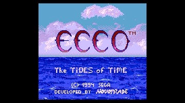 Ecco: The Tides of Time (Game Gear 60Hz) - Intro / Attract Mode