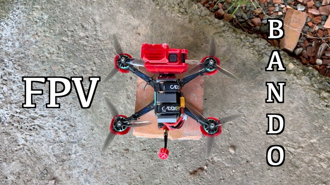 BANDO FPV-drone flight \ Тренировка на заброшке на FPV дроне