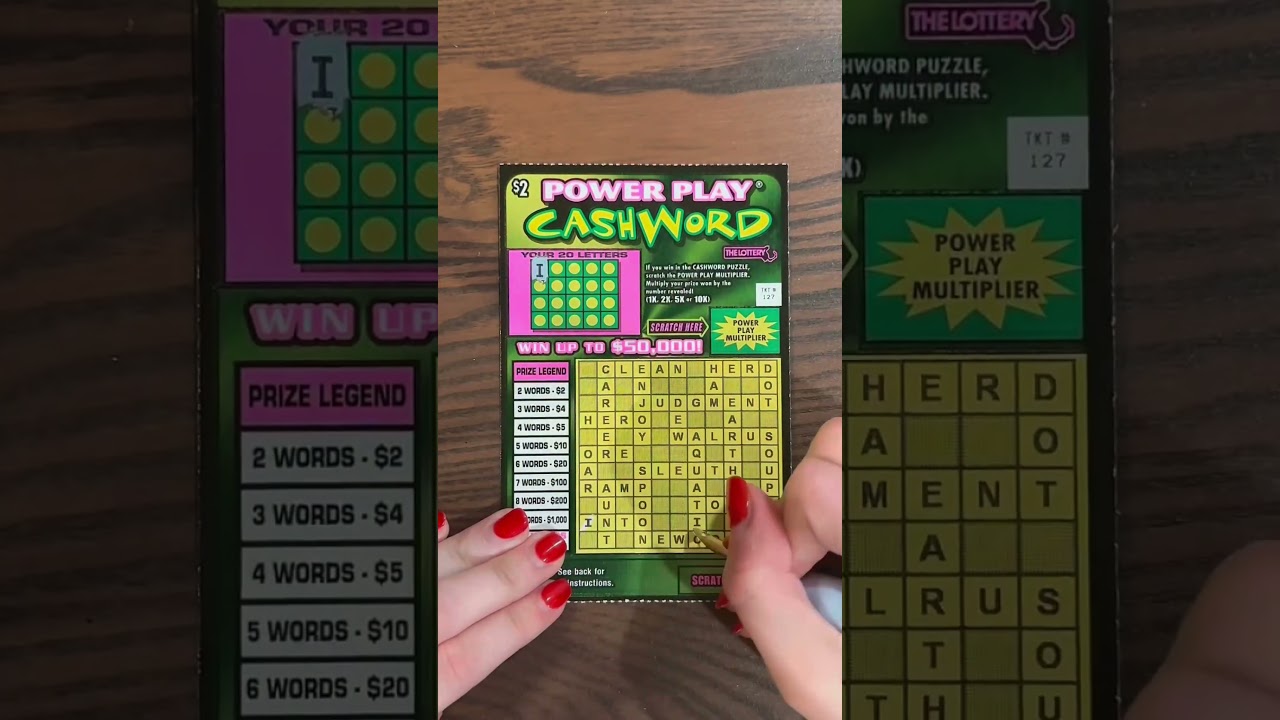 Scratching cash words until I win $1 million: part 5