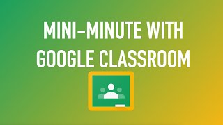 Mini Minute with Google Classroom: Adding Co Teachers