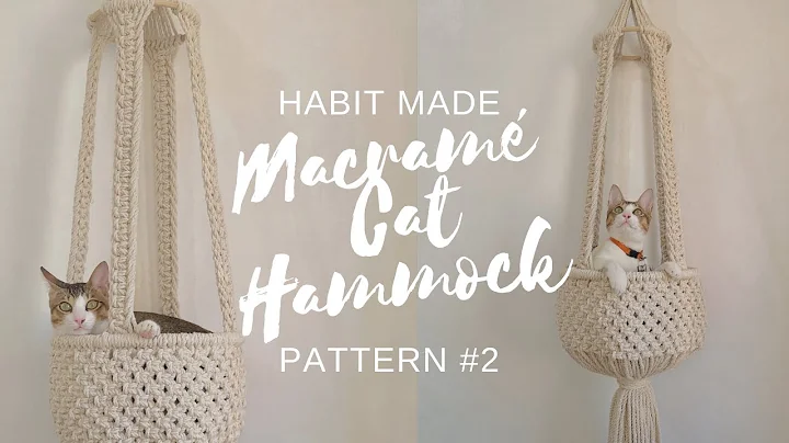 Create a Cozy Macrame Cat Hammock