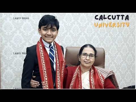 Speech by Dr. Santa Datta | Vice Chancellor | University of Calcutta ...