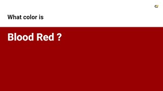Blood Red color #980002 hex color - Red color - Cool color 980002