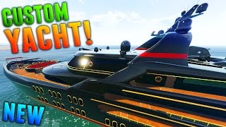 GTA Online: $10 MILLION CUSTOM YACHT GAMEPLAY! (GTA 5 DLC Super Yacht)