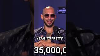 Andrew Tate net worth revealed! #money #wealth #andrewtate #topg #networth #billionaire