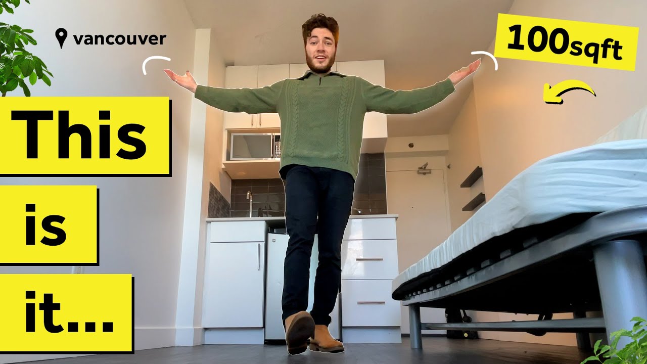 My City's Smallest Apartments | 100 Square Foot Living - YouTube