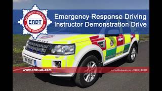 Emergency Response Driving Instructor Demonstration Drive