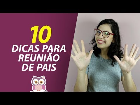 Vídeo: Como Realizar Uma Reunião De Pais No Jardim