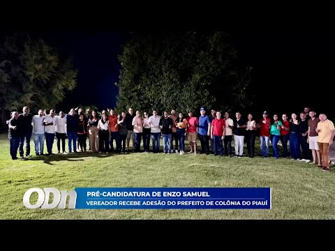 Pré-candidatura de Enzo Samuel: Vereador recebe adesão de prefeito de colônia do Piauí 22 12 2025