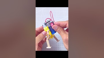 DIY Walking Robot Toy from Waste Materials | Easy Science Project