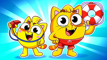 Thumbnail of My Daddy the Lifeguard! 🛟🏖️ Swimming Pool Fun | Kids Songs 🐱🐨🐰🦁 And Nursery Rhymes by Baby Zoo