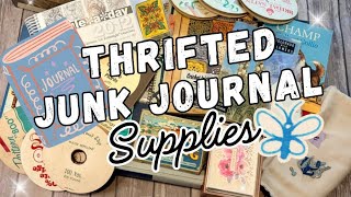 Thrifted Junk Journal Supplies | Vintage | Estate Sale Finds