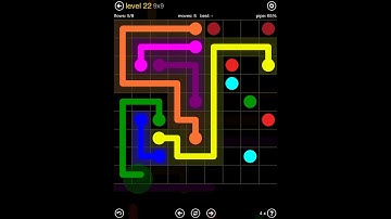 FLOW FREE - Classic Pack - 9x9 - Level 22