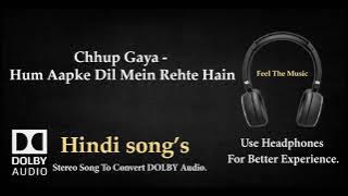 Chhup Gaya  -  Hum Aapke Dil Mein Rehte Hain - Dolby audio song