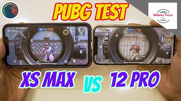 iPhone 12 Pro vs iPhone XS MAX PUBG Test 🔥🔥🔥