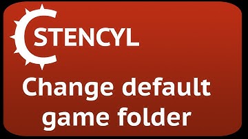 Stencyl change game folder