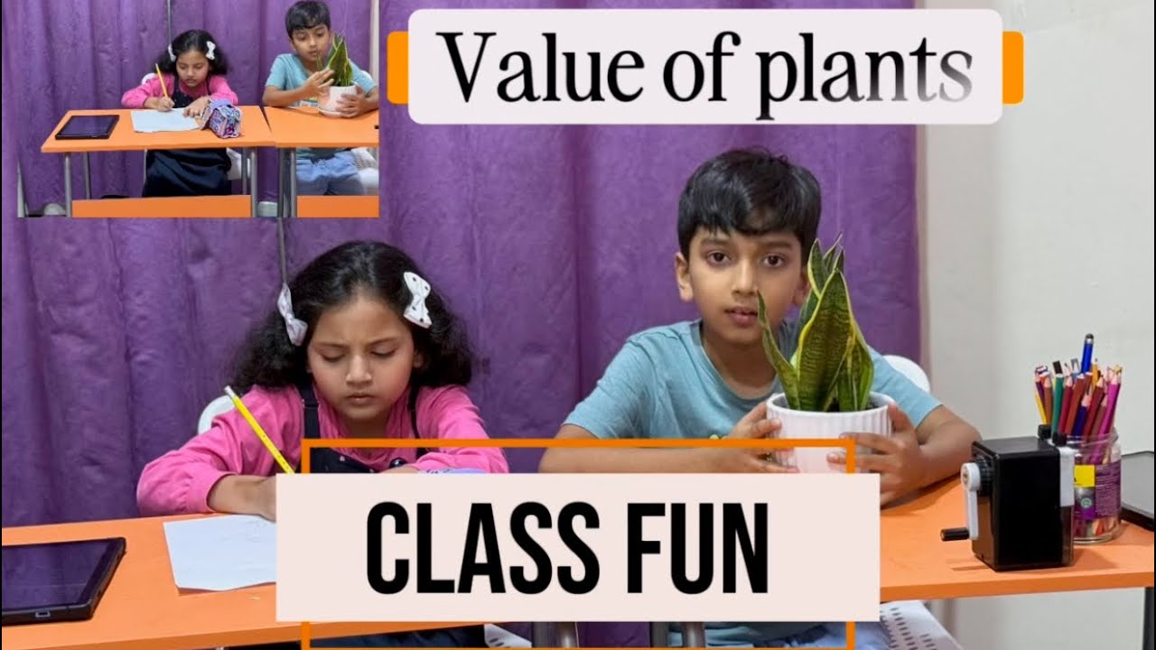 Class mai aya maza zainab or Muhammad ko mili saza||entertainingvideo||Plants ki importance 🏝️