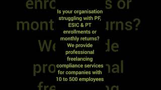 &quot;Avoid PF &amp; ESIC Penalties | Freelancing Compliance Services for Employers&quot;