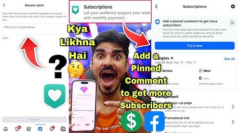 Add a pinned comment to get more subscribers facebook 🤑 manage pinned comment facebook subscription