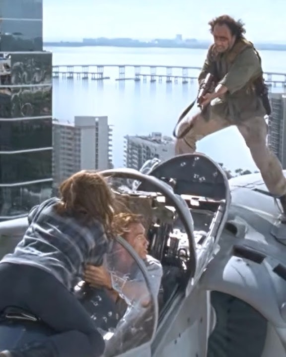 Harrier Jet vs. GANGSTERS in TRUE LIES – Would YOU Trust Arnold to Save Your Life?  #FatherOfTheYear