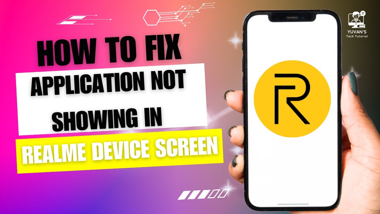 How to Fix Application Not Showing in Realme Device Screen - YouTube