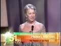 Helen mirren wins 1999 emmy award for lead actress in a miniseries or movie