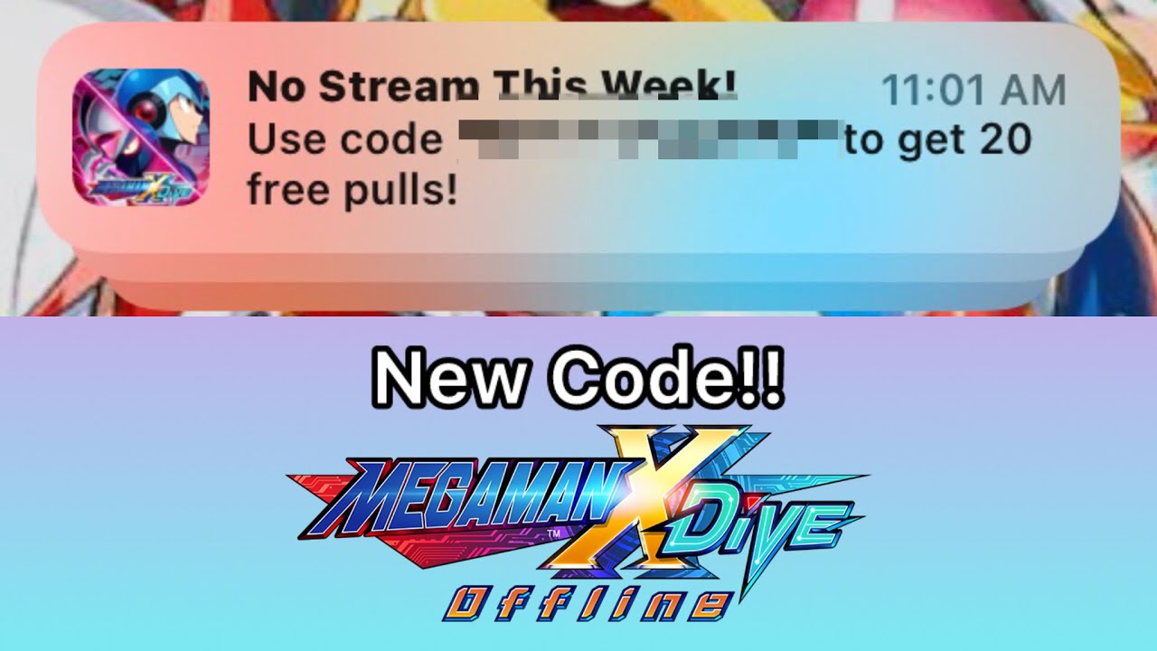 New Code in Mega Man X DiVE!! 5/1/24