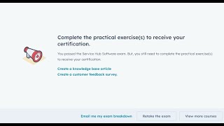 HubSpot Service Hub Software Exam Answers | 100% Score | Live Pass | June 2025 screenshot 5