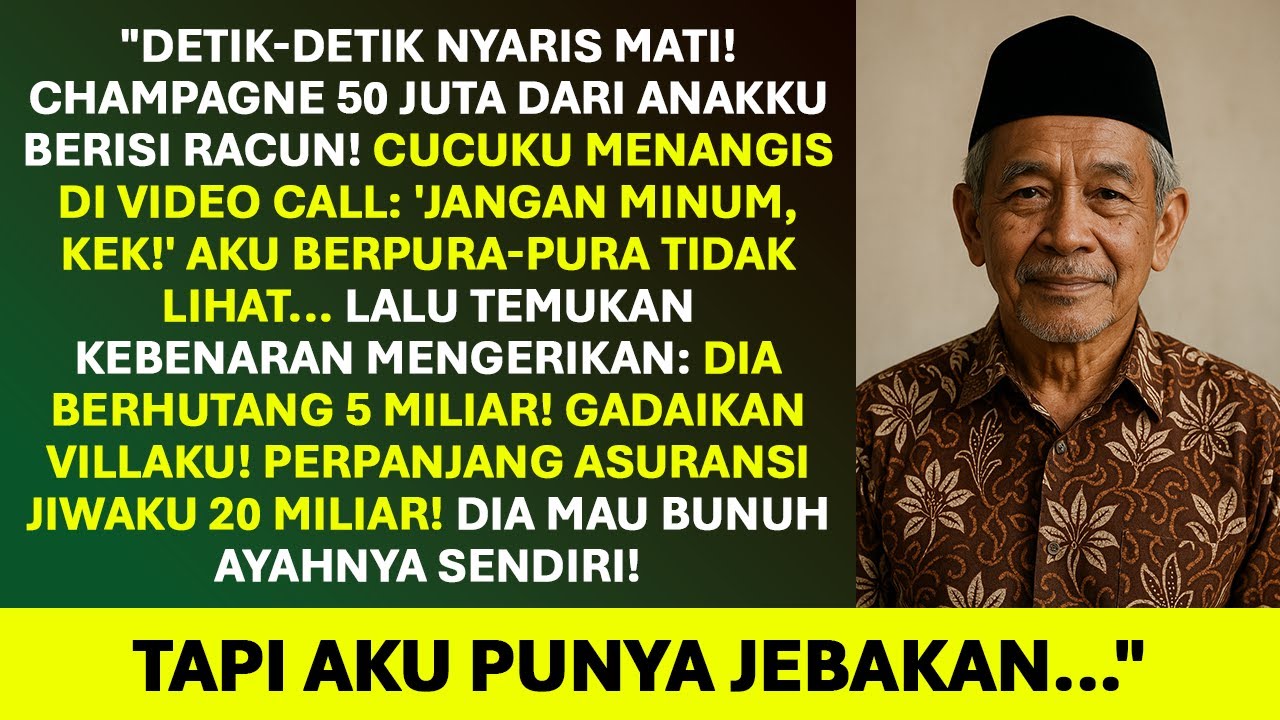 Anakku Beri Champagne Mahal. Saat Mau Minum, Cucuku Video Call 