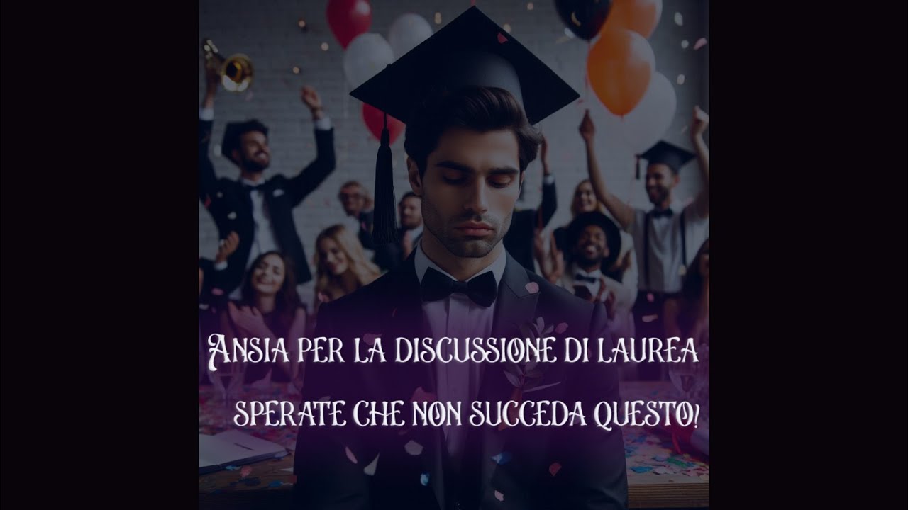 Ansia per la discussione di laurea: sperate che non succeda questo