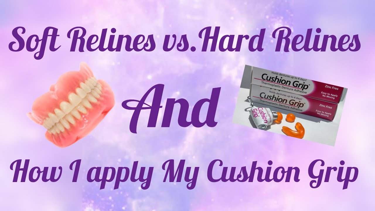How I Apply My Cushion Grip / Soft Reline vs Hard Reline YouTube