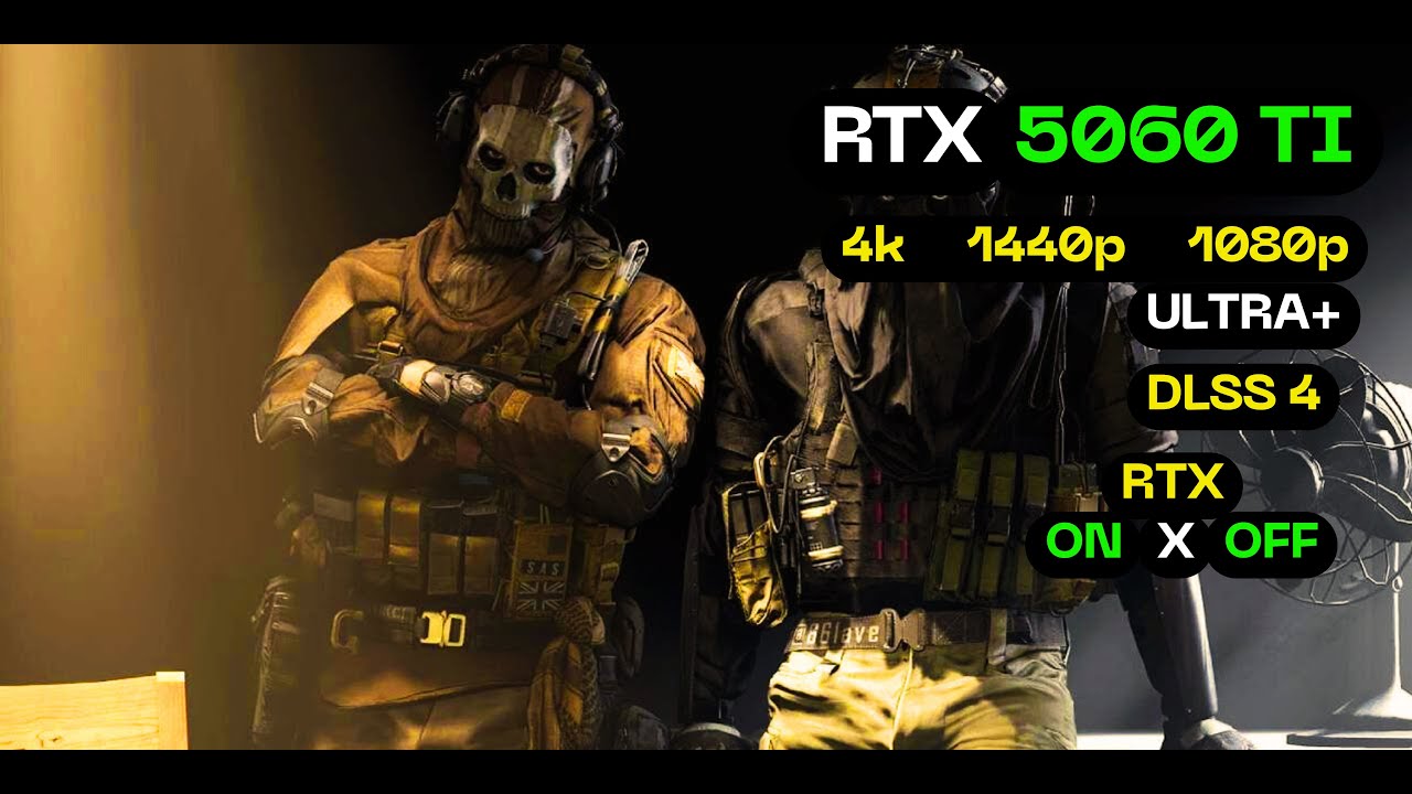Testando RTX 5060 Ti | i5 13400F | Call of Duty  Modern Warfare 2 (MAXIMO SETTING) [+60FPS 4K]