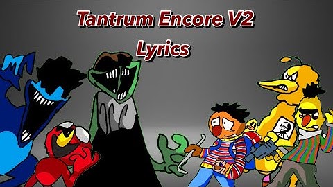 FNF Broken Strings | Tantrum Encore v2 Lyrics | (One year anniversary special)