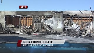 Las Vegas businessman, mother charged with arson