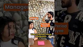 When employee putting resignation #shorts #funny #funnyshorts