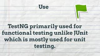 TestNG Framework Introduction
