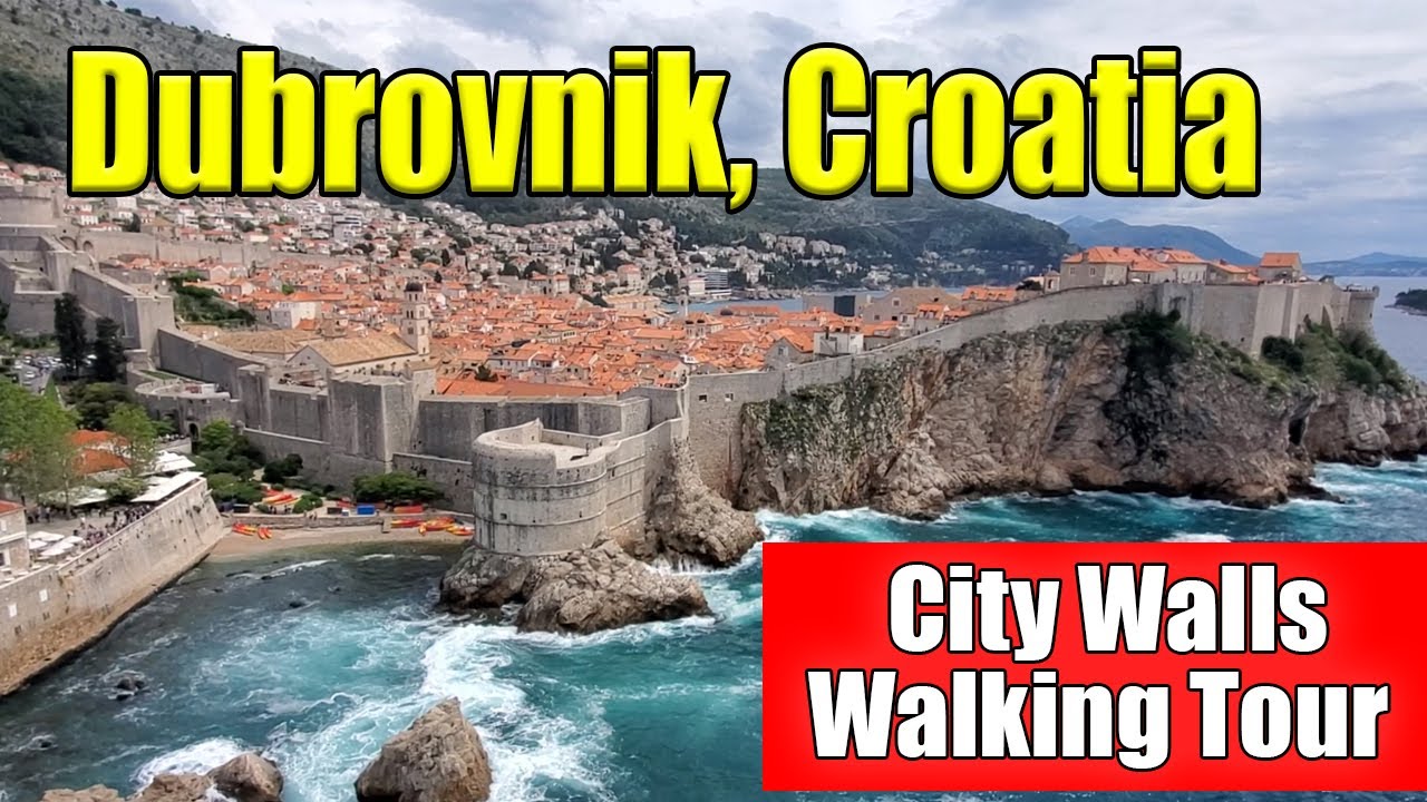 Dubrovnik City Walls Walking Tour Croatia Fort Lovrijenac Game Of Thrones Adriatic Sea