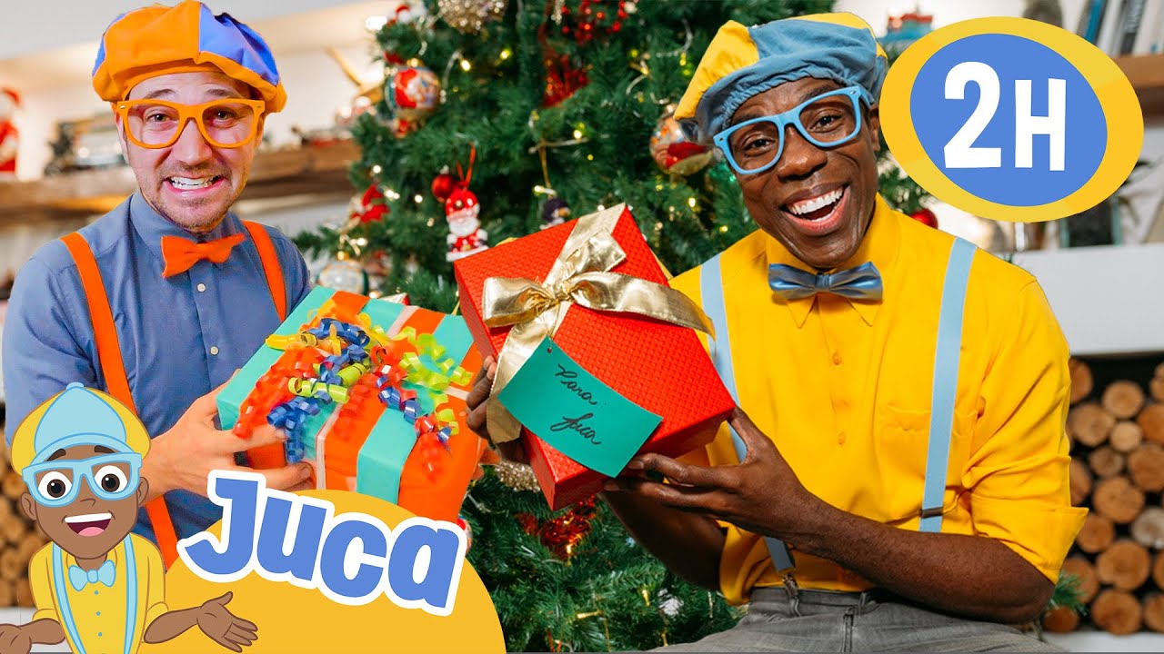 Juca e Blippi em uma Caça ao Tesouro de Natal! | 2 HORAS DO JUCA! | Vídeos Educativos para Crianças