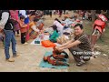 Sells wild chicken at the outdoor market. Robert | Green forest life (ep277)
