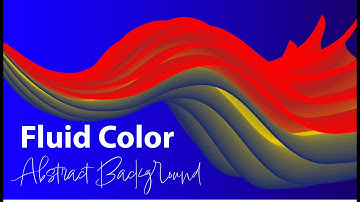 Easy Fluid Color Abstract Background in Illustrator – Quick Tutorial