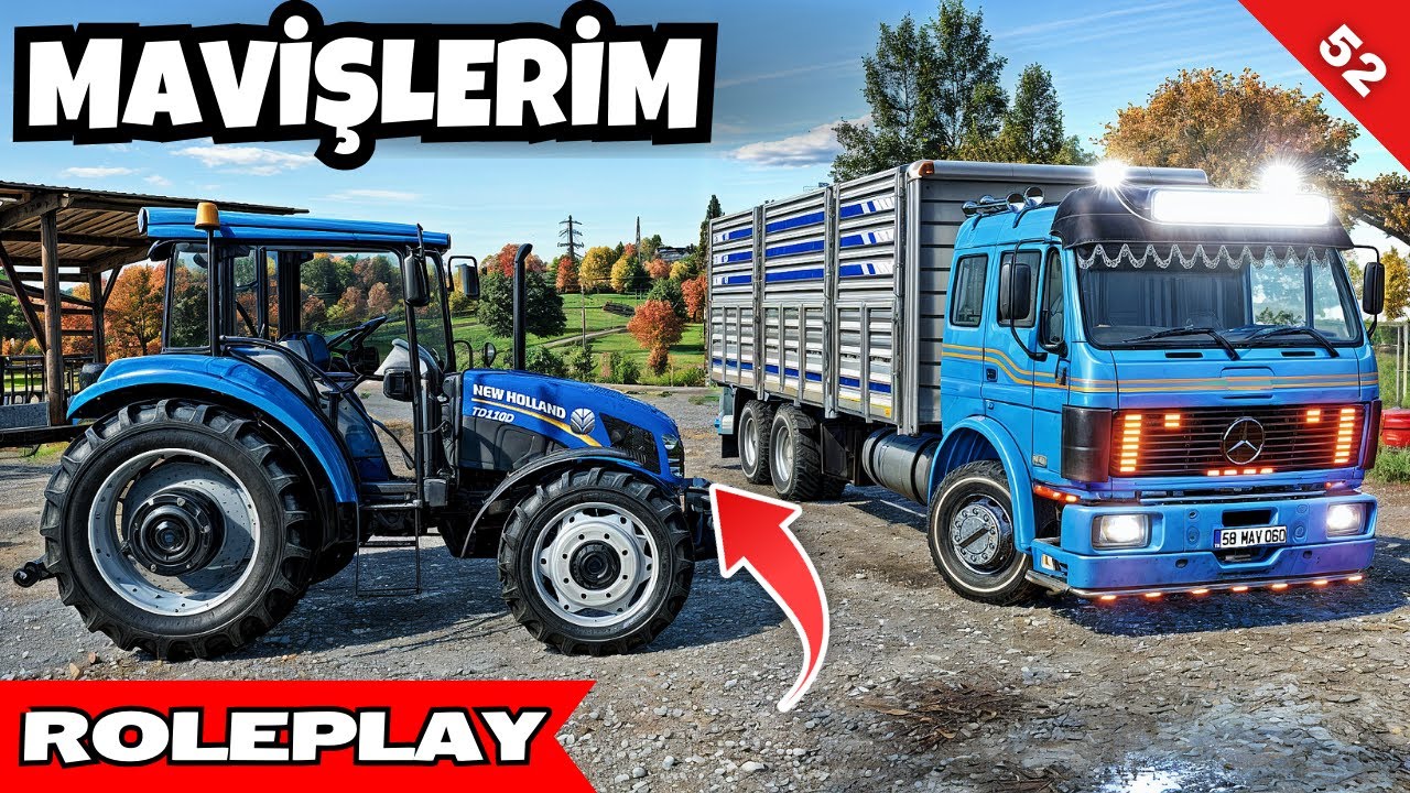 YENİ KASA NEWHOLLAND TD110 ALDIM | FS 22 GERÇEK HAYAT | MEDRP SİVAS | S5 B52