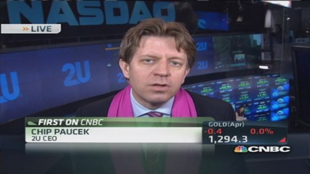 Shares of ed-tech company 2U plummet 57 percent fall below $1 for much of day