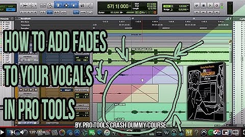 How To Use Fades in Pro Tools - Pro Tools Crash Dummy Course